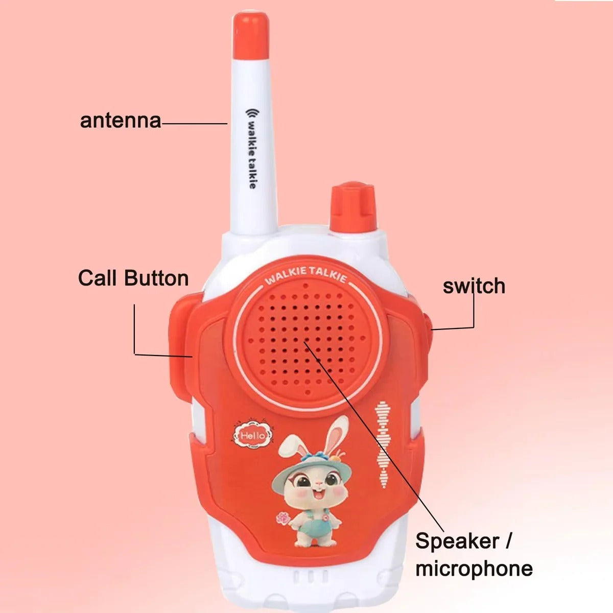 Adventure Buddy Walkie Talkies - Set of 2 for Kids