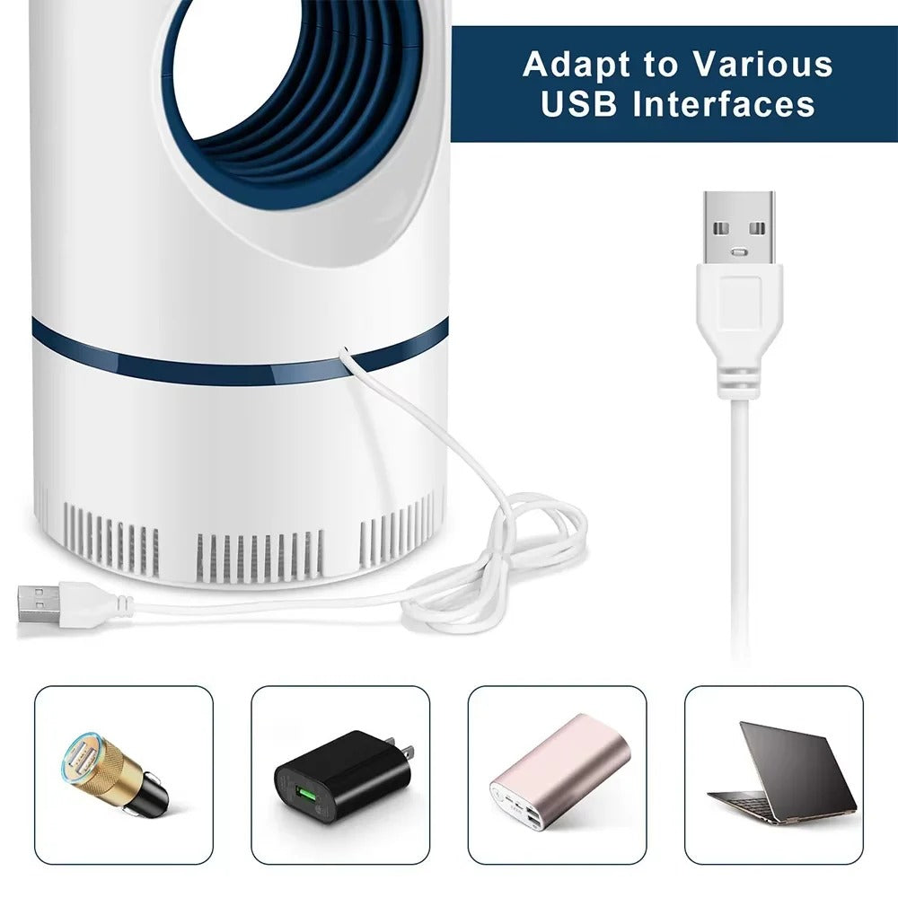 USB-Powered LED Bug Zapper for Indoor Pest Control