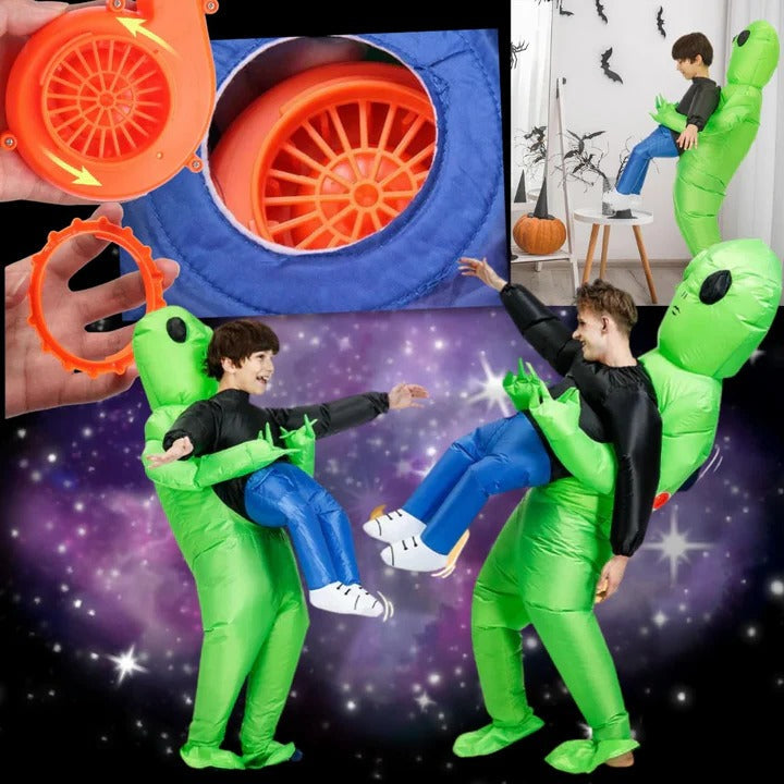 Galactic Adventure Inflatable Costume for Kids with Easy Storage