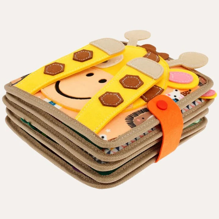 Engaging Activity Book with Textures and Carry Handle for Kids