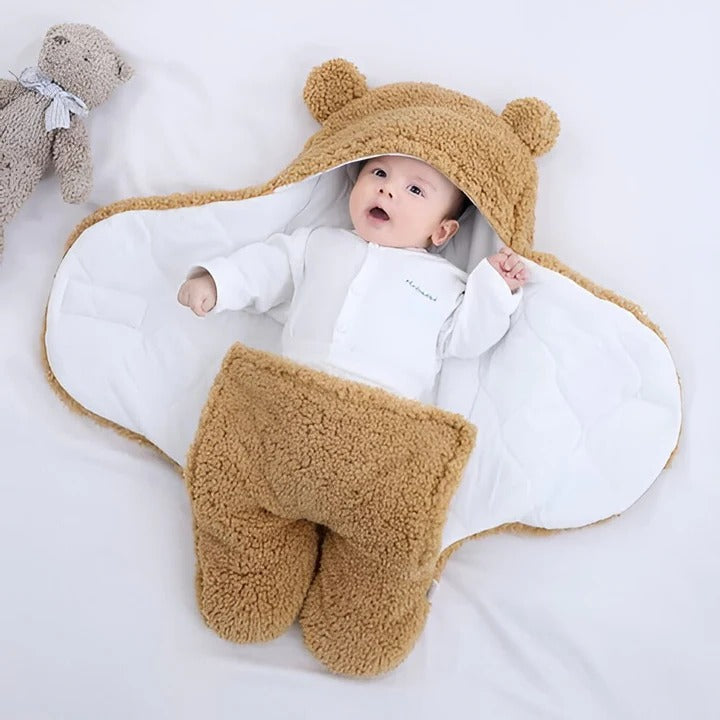 Cozy Infant Swaddle Blanket with Plush Lining