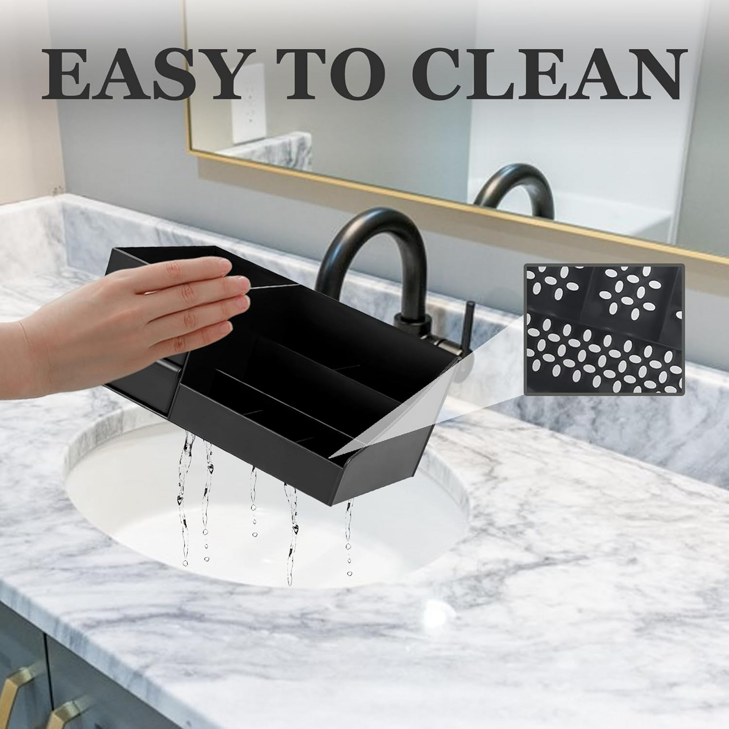Elegant Organizer with Multiple Slots and Secure Base for Your Essentials