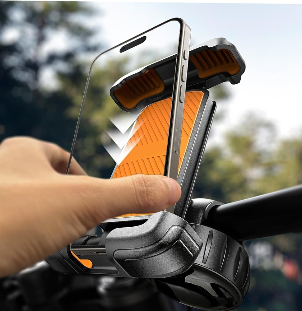 Universal Bike Phone Holder with 360-Degree Rotation