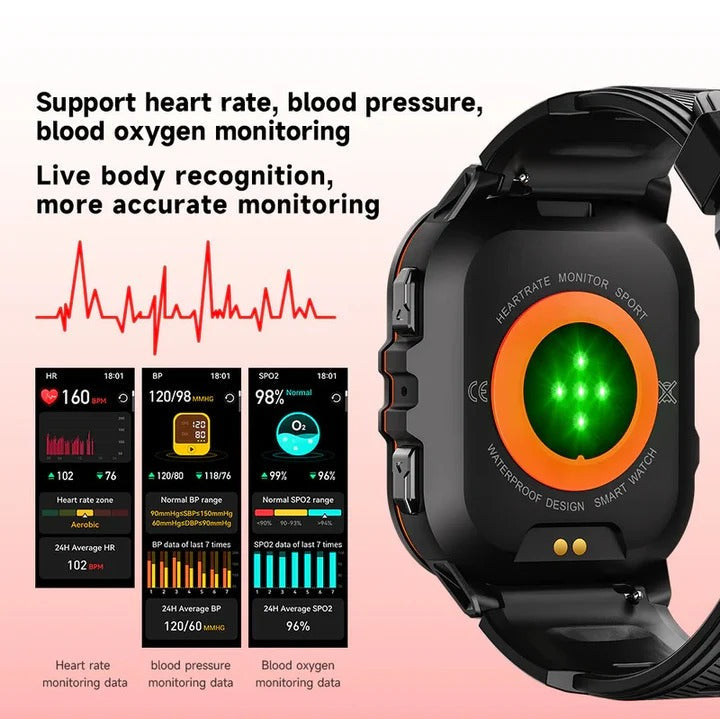 Water-Resistant Sports Smartwatch for Active Lifestyles