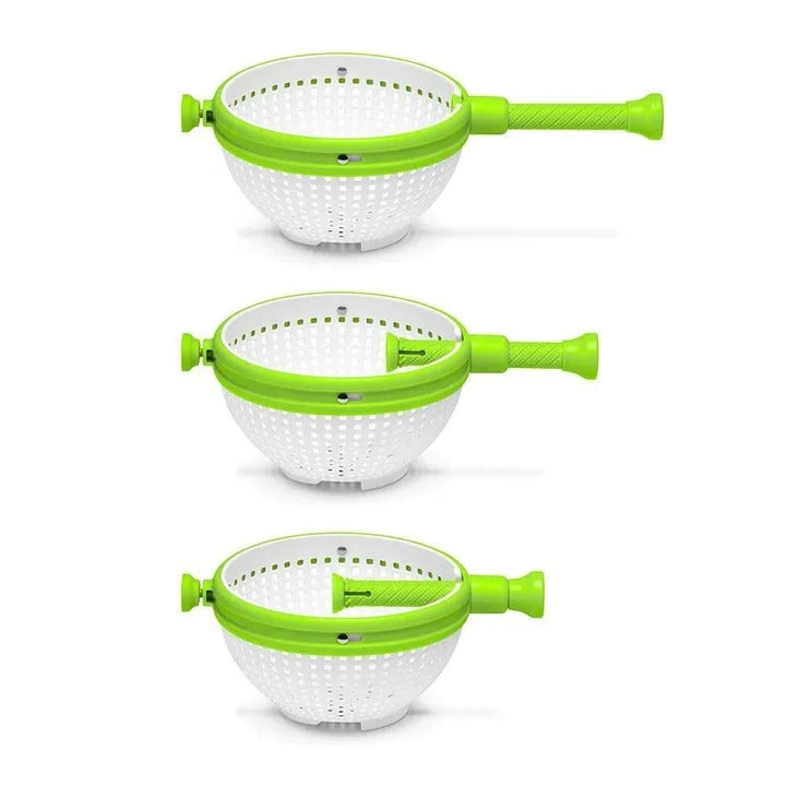 Dual-Function Salad Spinner and Colander Bowl