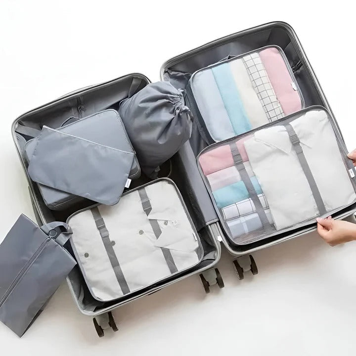 Travel Ready: 7-Piece Packing Organizer Set