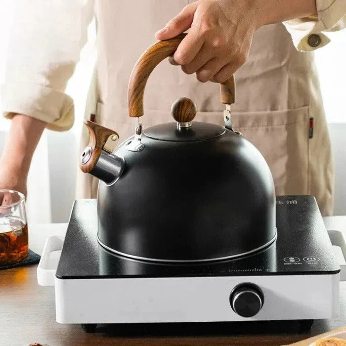 Premium Stainless Steel Whistling Kettle for All Stovetops