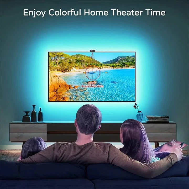 Dynamic LED Backlight Strip for Enhanced TV Ambiance