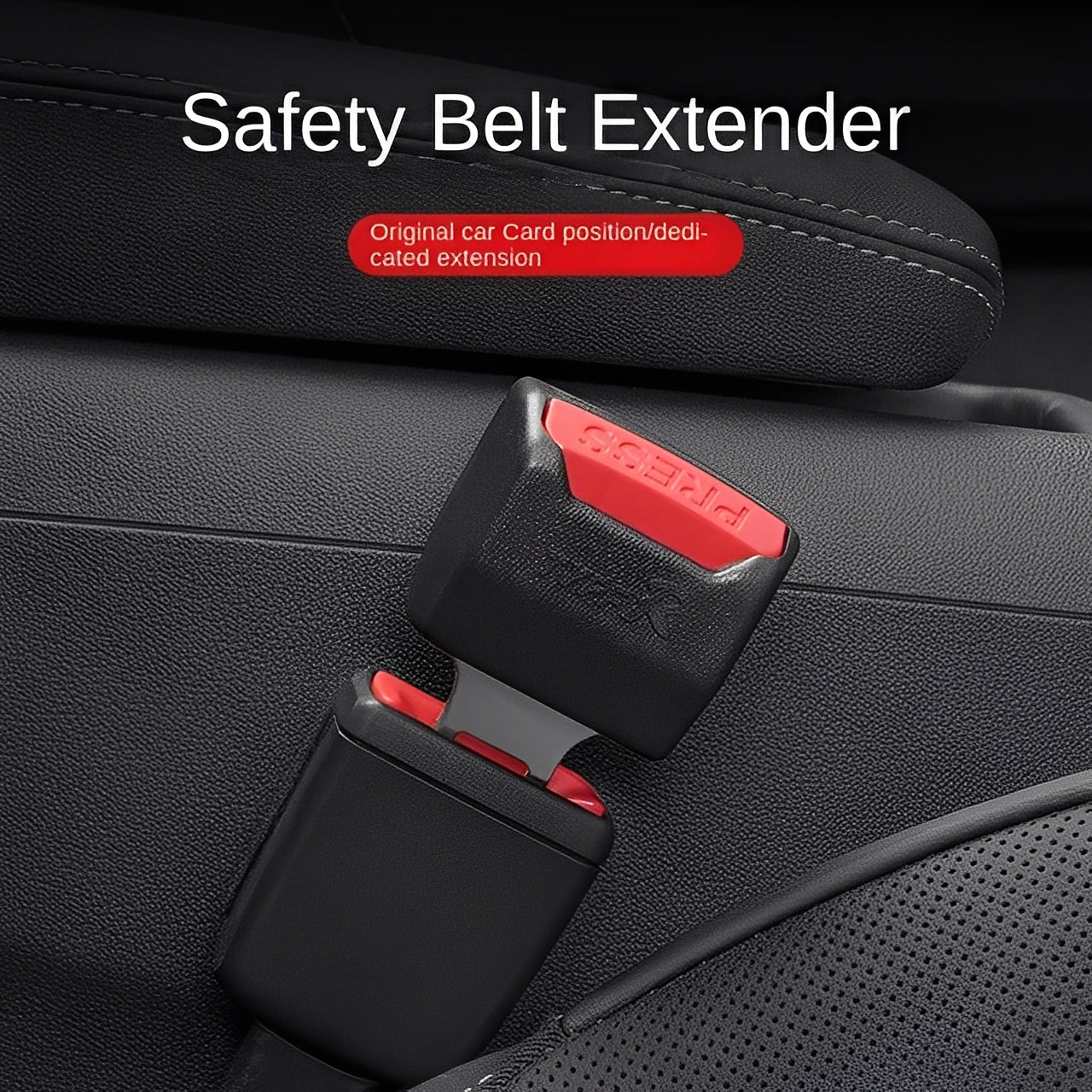 BuckleEase Seat Belt Extension Clips – Pack of 2