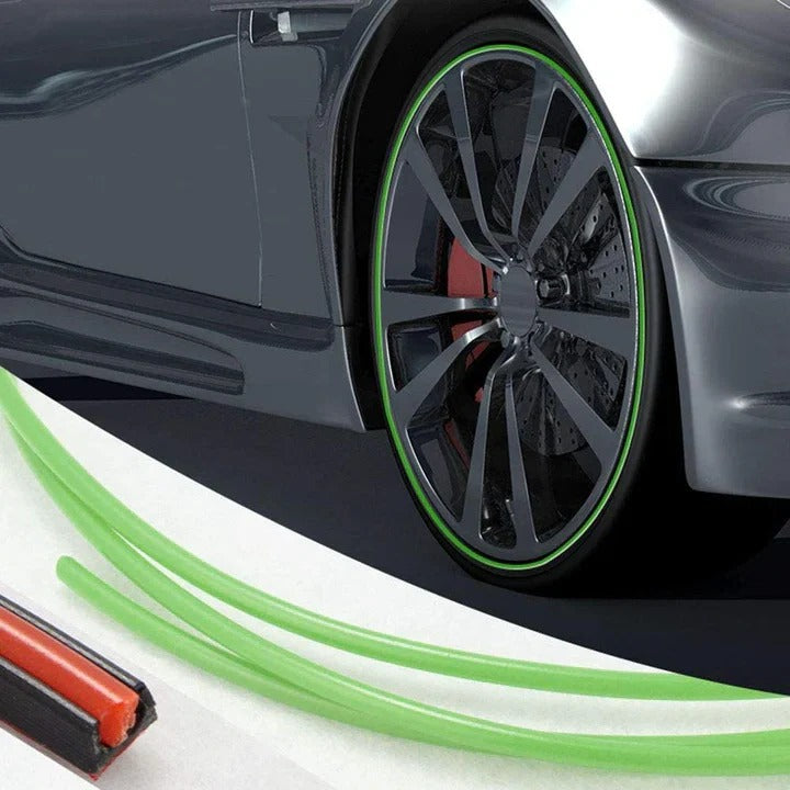 Stylish Wheel Rim Protector and Decorative Strip