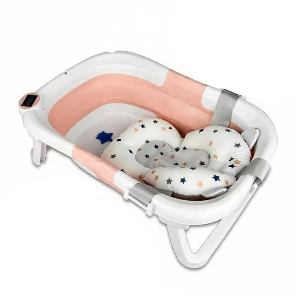 Compact Baby Bath Tub with Heat Sensing Technology