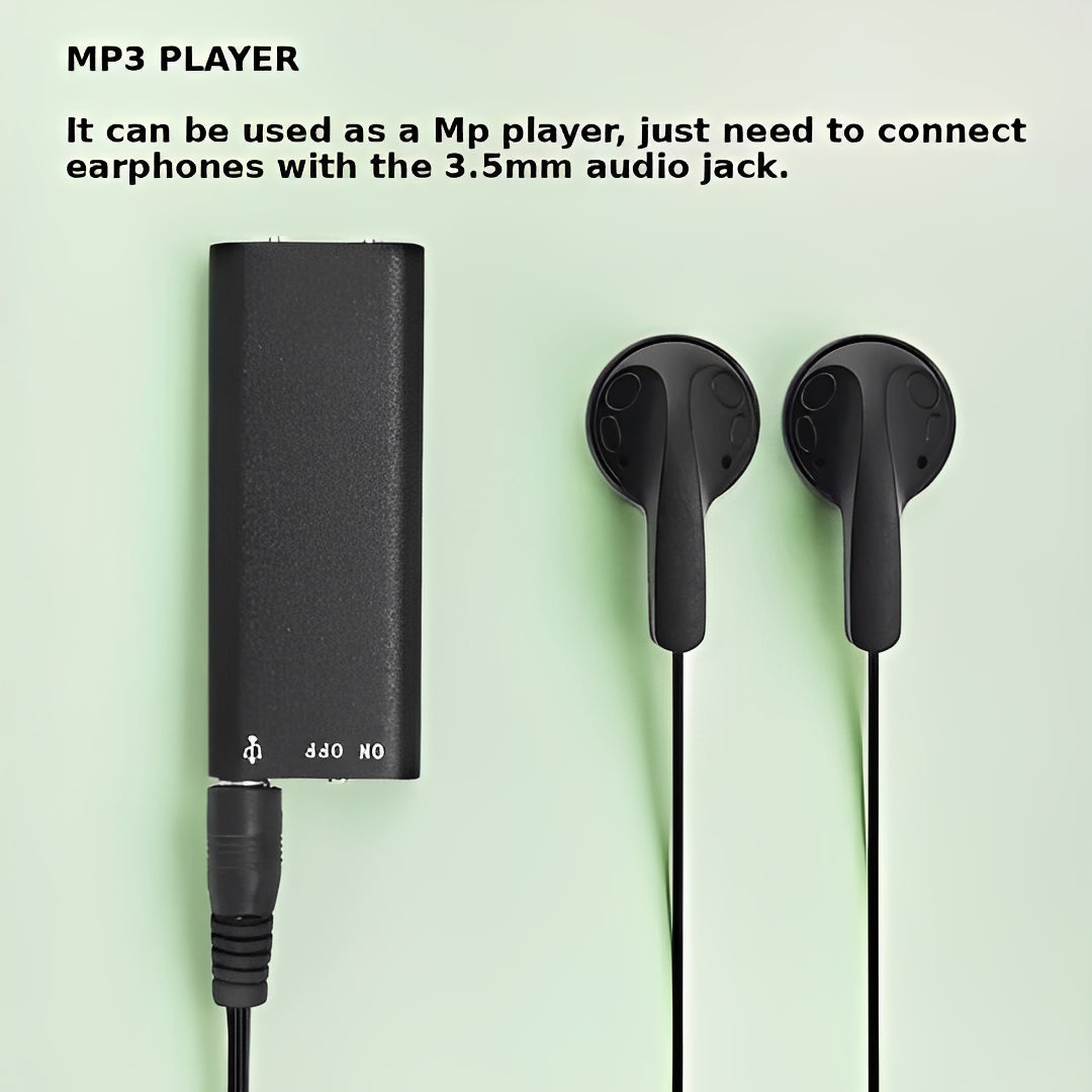 Compact Smart Sound Recorder with Auto-Start Feature