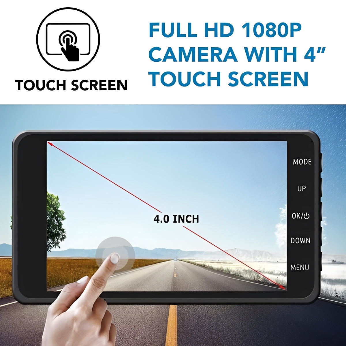 Comprehensive 1080P Front and Rear Vehicle Camera System
