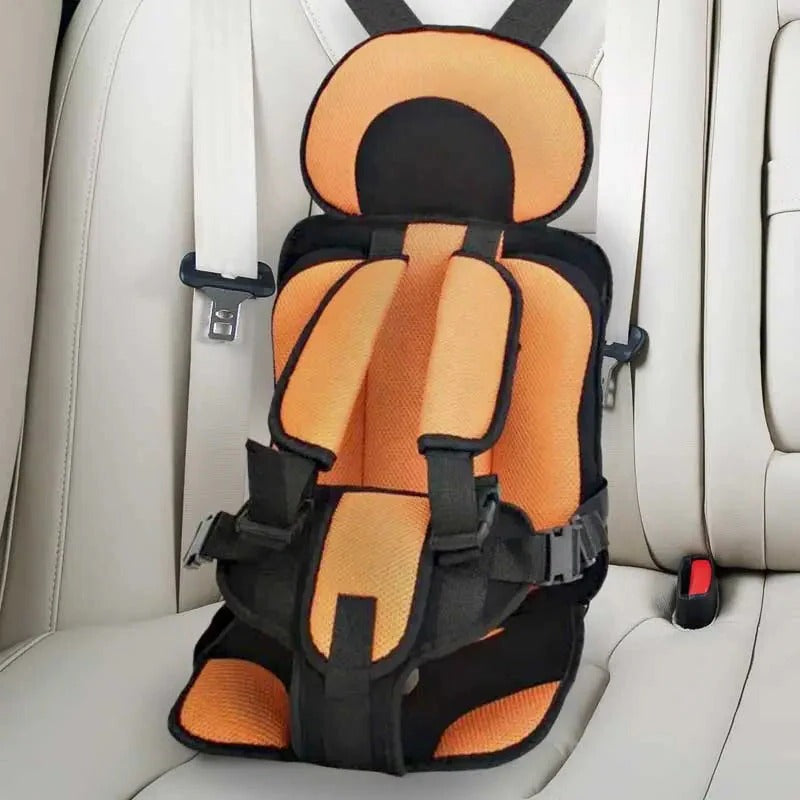 Child Safety Seat Cushion with Adjustable Harness System