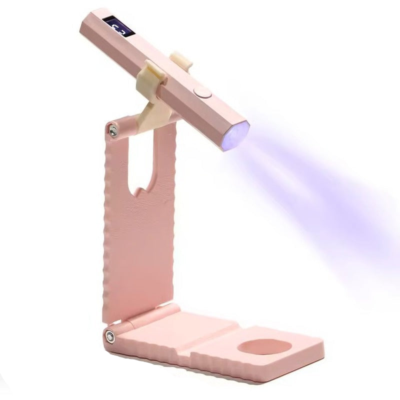 Compact Rechargeable Nail Curing Light for On-the-Go Glam