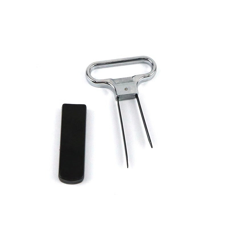 Elegant Two-Prong Wine Extractor for Vintage Bottles
