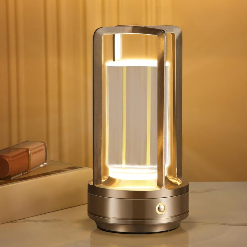 Portable Rechargeable Crystal Lamp for Stylish Lighting
