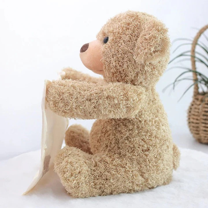Interactive Cuddle Bear Plush Toy for Engaging Baby Play