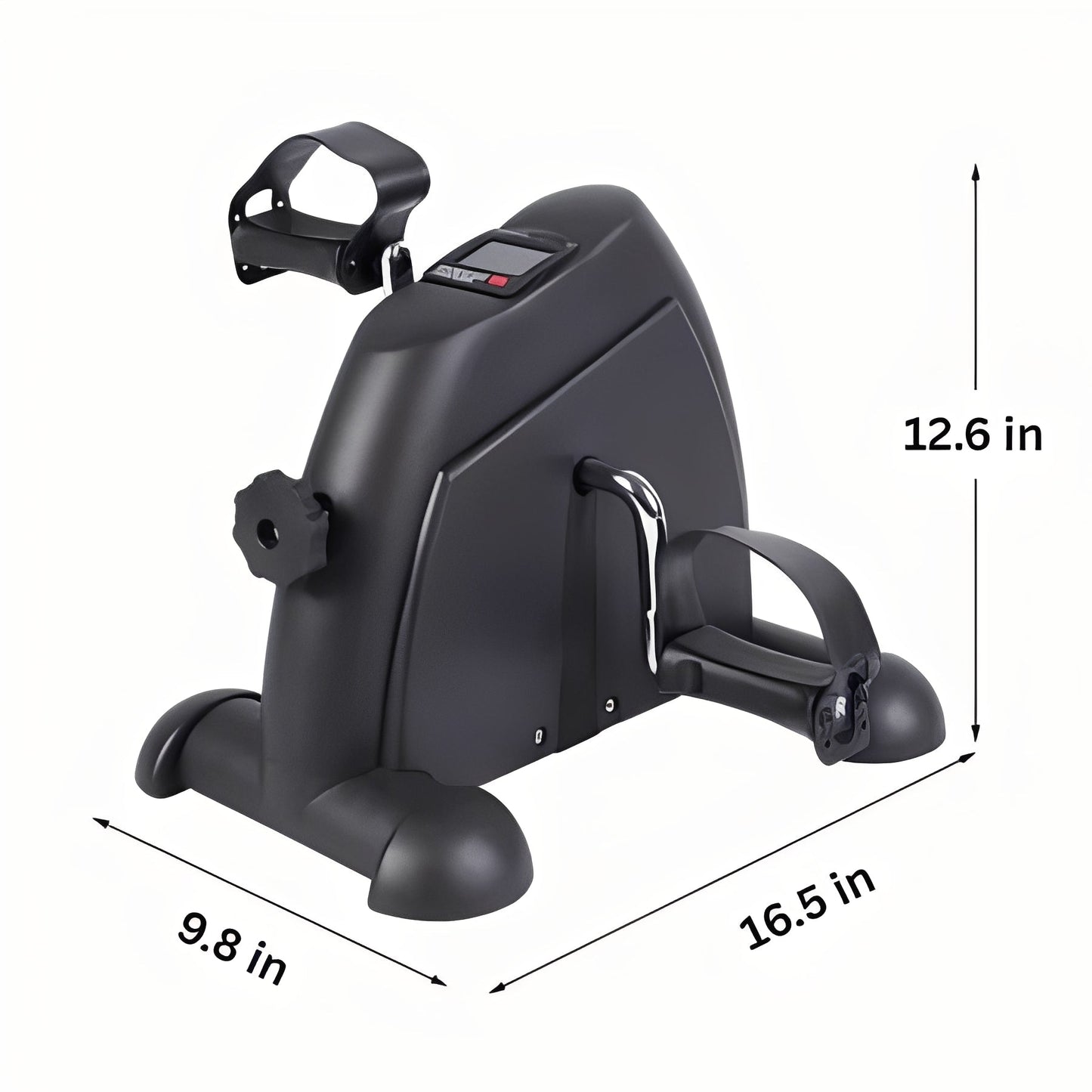 Compact Under-Desk Exercise Bike with LCD Readout