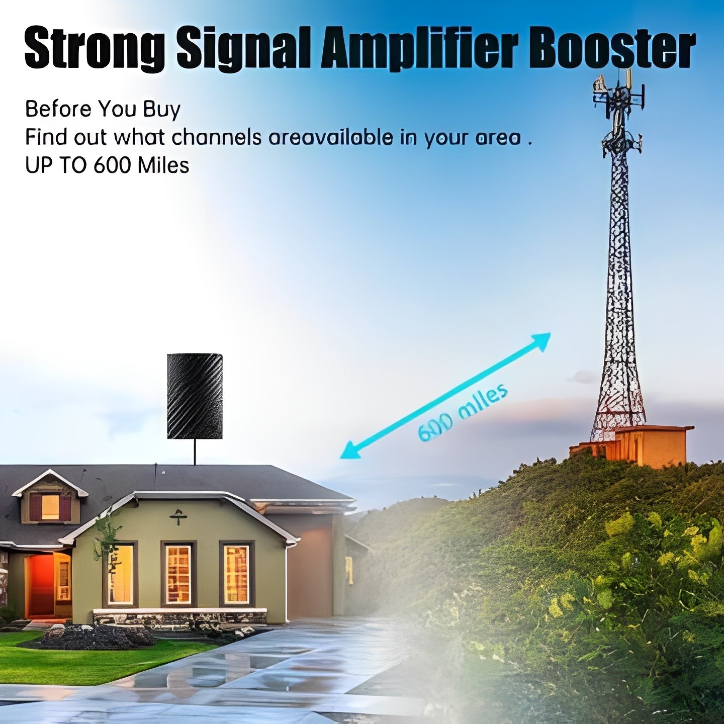 High-Performance Indoor TV Antenna for Crystal Clear Reception