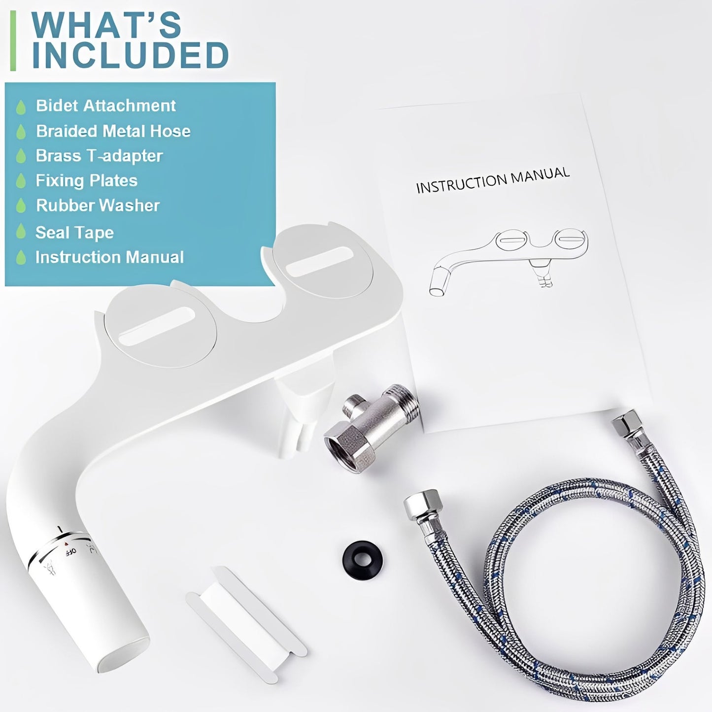 Smart Toilet Bidet Attachment with Dual Cleaning Modes