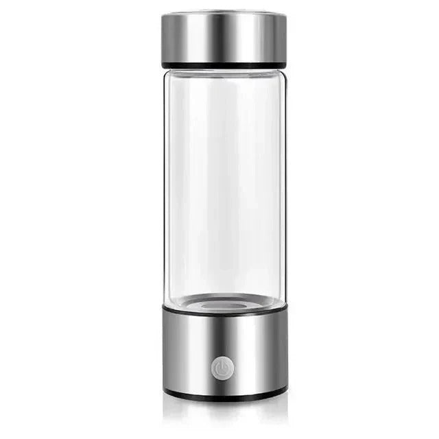 Hydrogen-Infusing Water Bottle with USB Charging Base