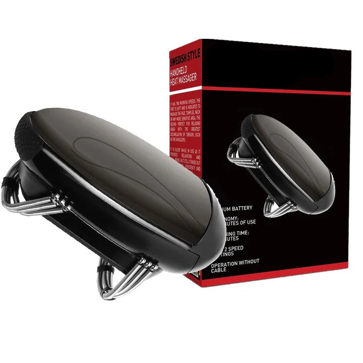 Portable Rechargeable Vibration Massager with Heat Function
