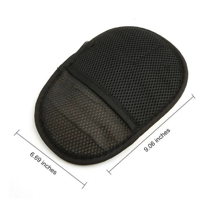 Reversible Microfiber Auto Cleaning Cloth with Secure Wrist Strap