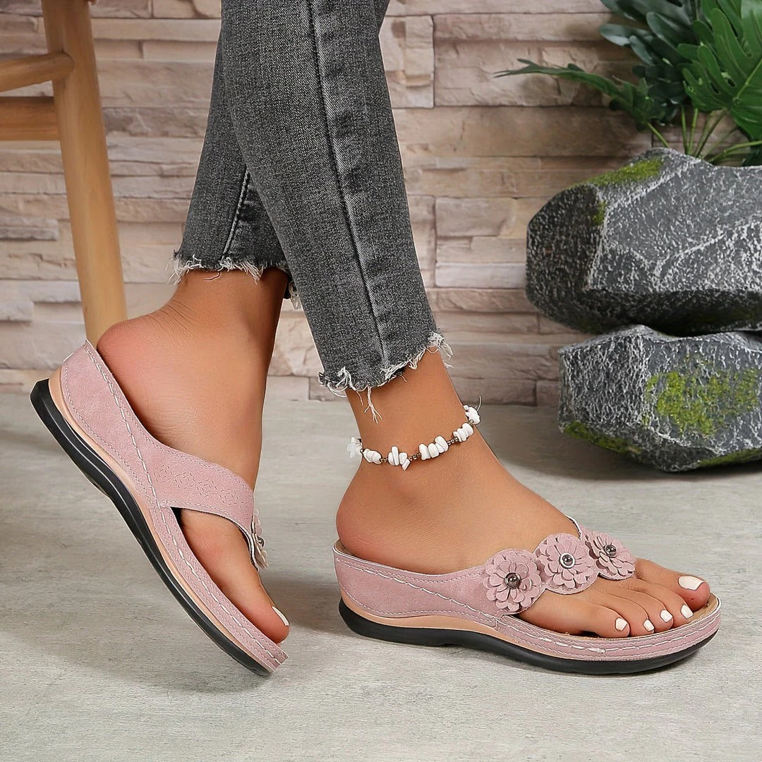 Ergonomic Comfort Sandals for Women with Custom Fit and Slip-Resistant Sole