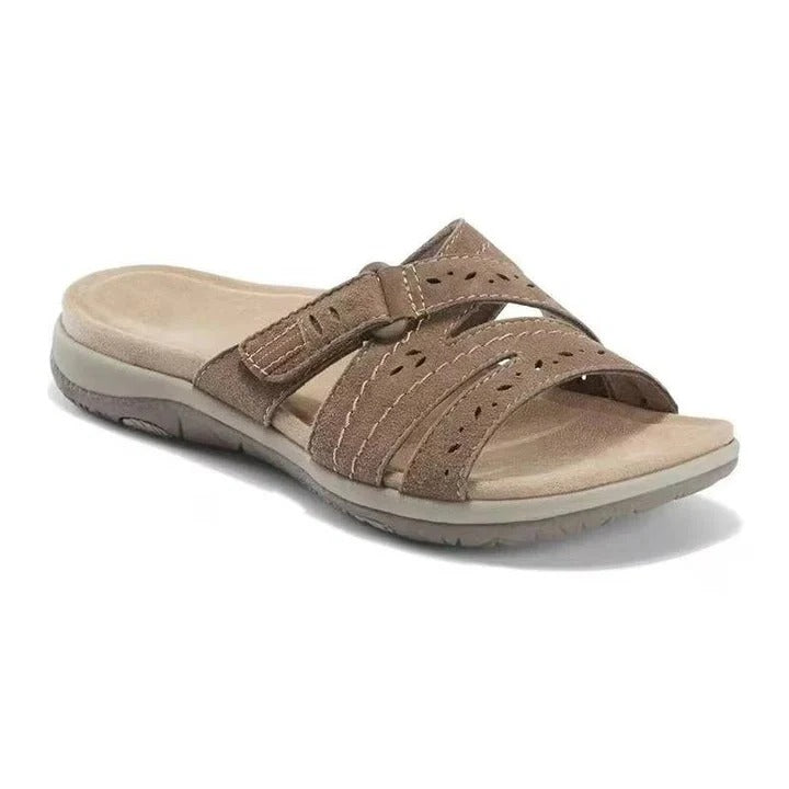 Comfort Fit Women's Slip-On Sandals with Arch Support