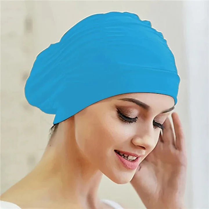 Comfortable Swim Cap Designed for Long, Thick Hair