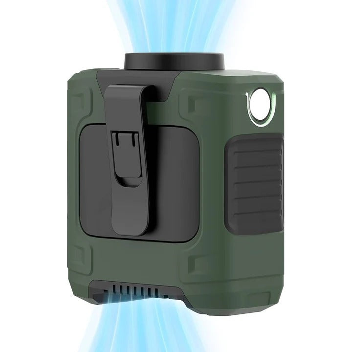 Versatile Clip-On Fan with Adjustable Speeds and Emergency Light