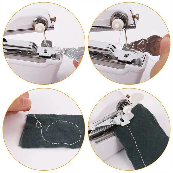 Portable Battery-Operated Sewing Machine for On-the-Go Repairs