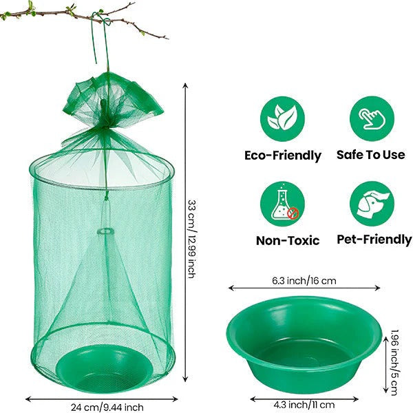 Eco-Friendly Outdoor Insect Trap with Easy Refill Design