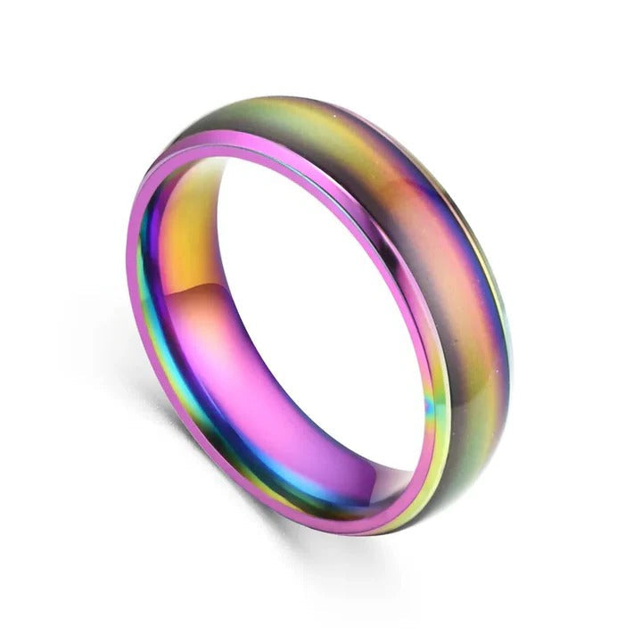 Dynamic Emotion Ring with Color-Changing Features