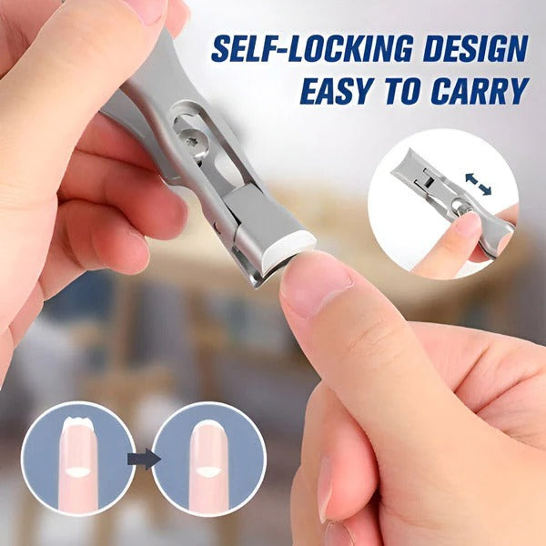 Portable Steel Nail Clipper for Effortless Grooming on the Go