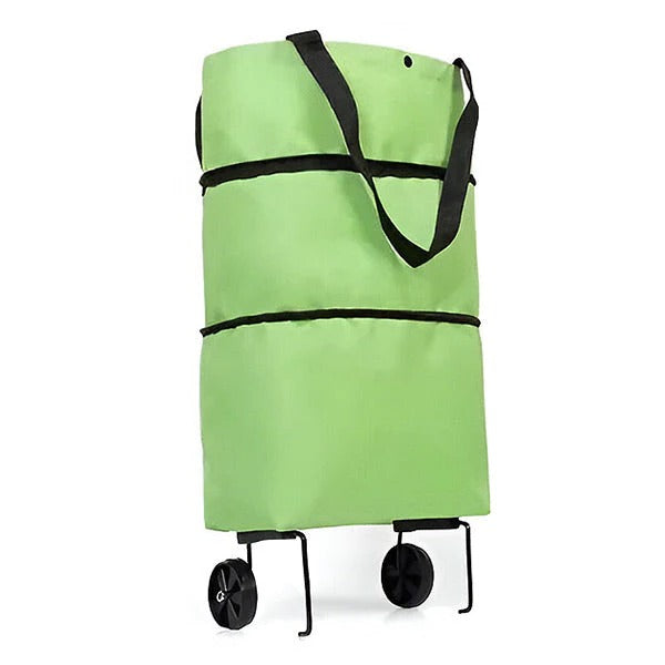 Compact Grocery Trolley with Collapsible Design for Effortless Storage