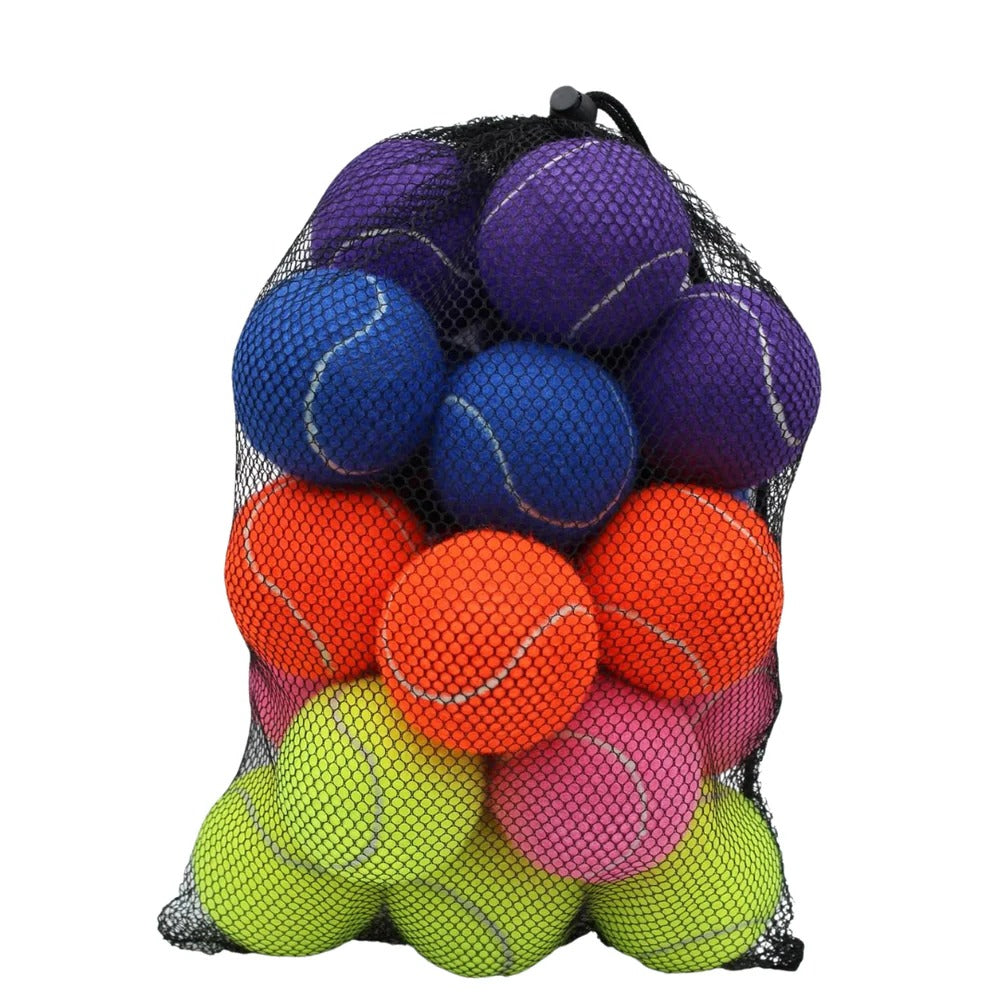 Ultimate Tennis Training Balls with Mesh Storage Bag - Set of 20