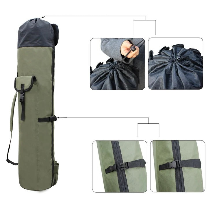 Versatile Fishing Gear Carrier with Shoulder Strap