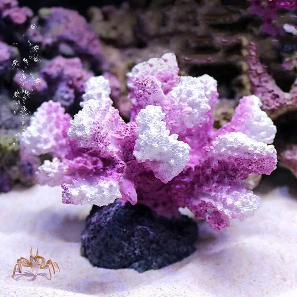 Vibrant Reef Decor for Aquariums - Eco-Friendly Resin Design