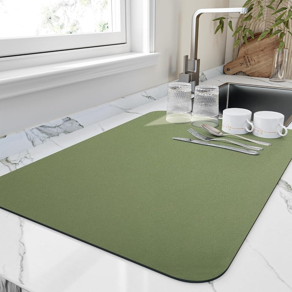 Quick-Dry Kitchen Dish Mat for Effortless Cleanup