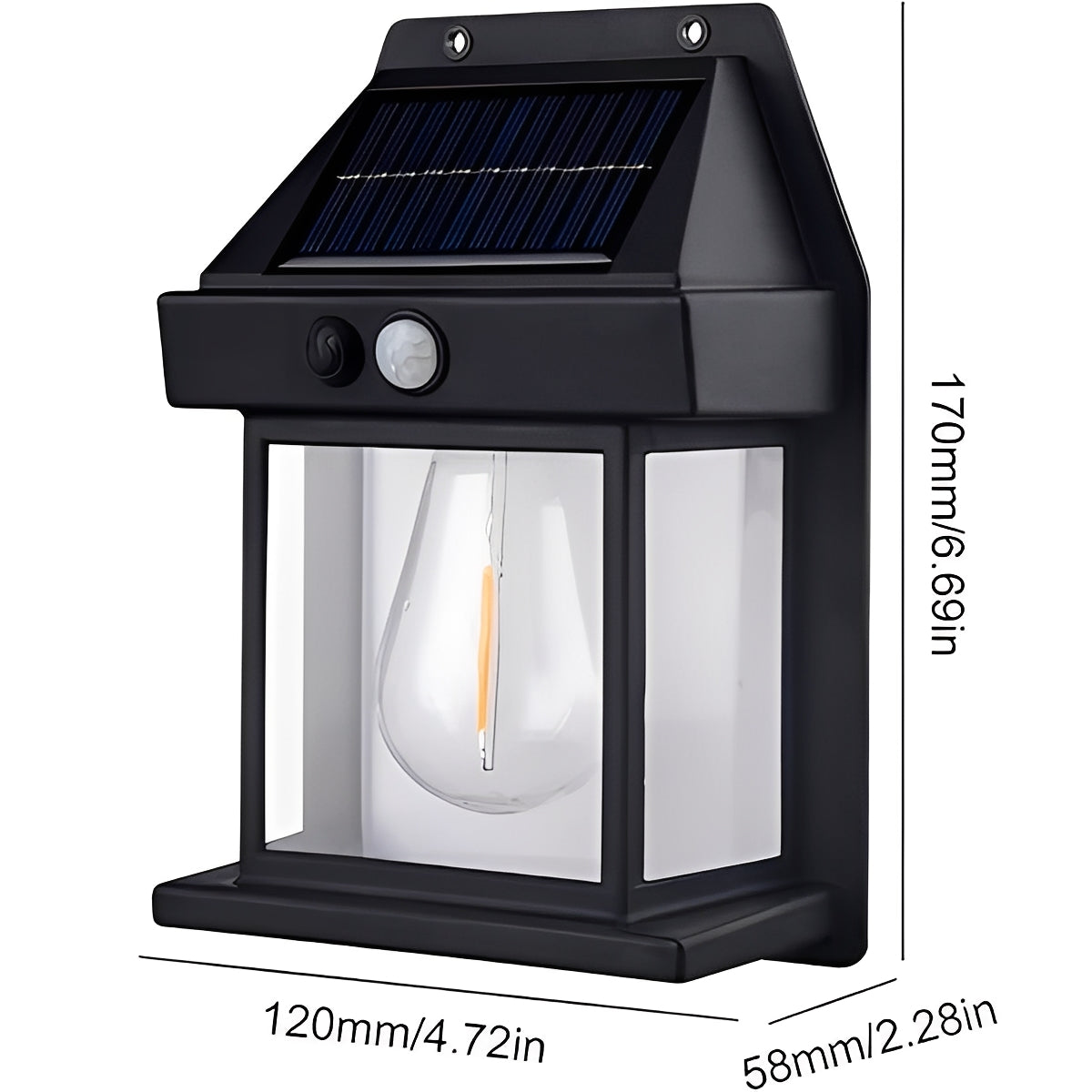 Eco-Friendly Solar-Powered LED Security Light with Motion Detection