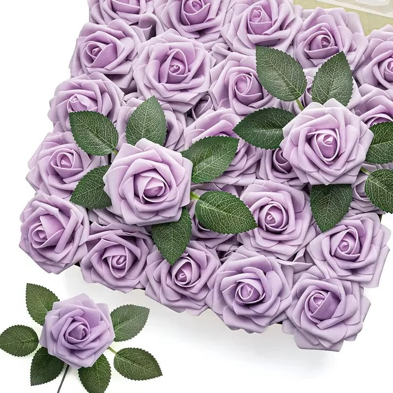 Lifelike Red Rose Stems for Elegant Home and Event Decor