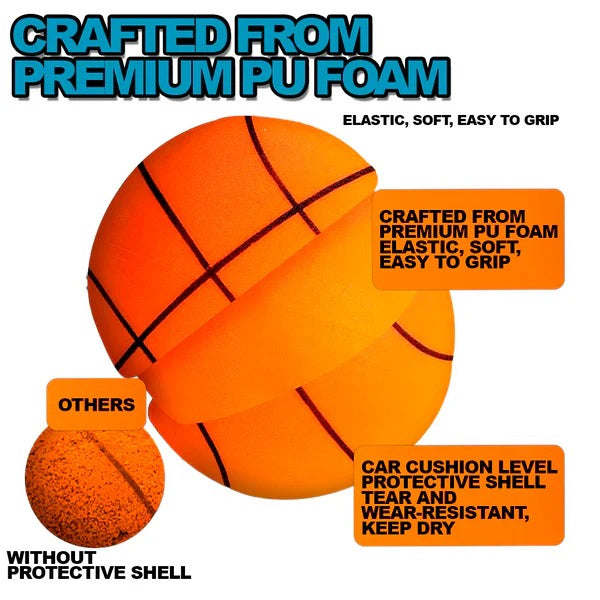 Silent Training Basketball for Indoor Skill Development