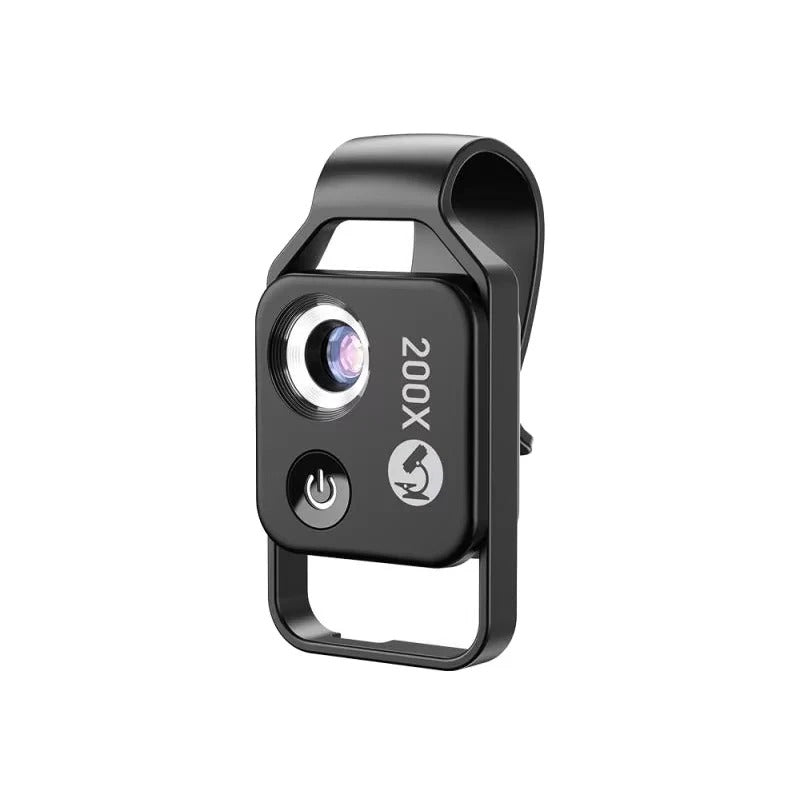 Attachable Microscope Lens for Smartphones with 200x Zoom