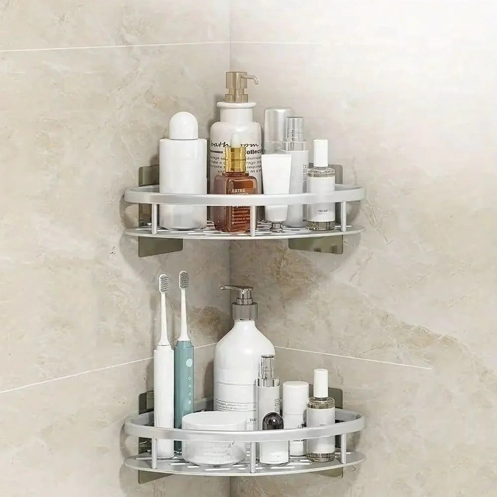 Corner Shower Organizer for Smart Bathroom Storage