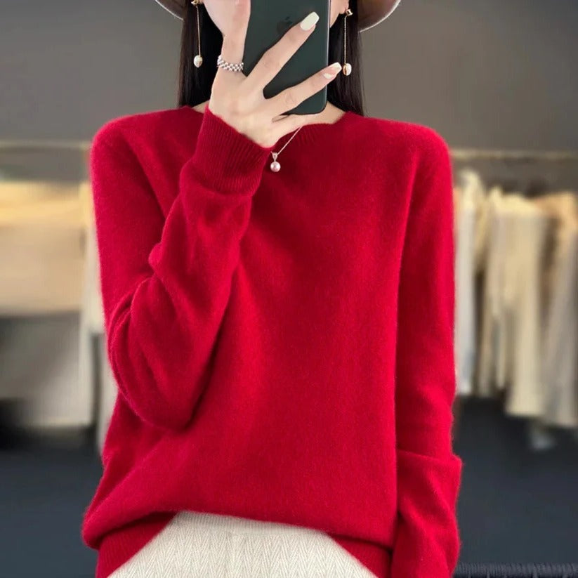 Essential Lightweight Crewneck Sweater for Women