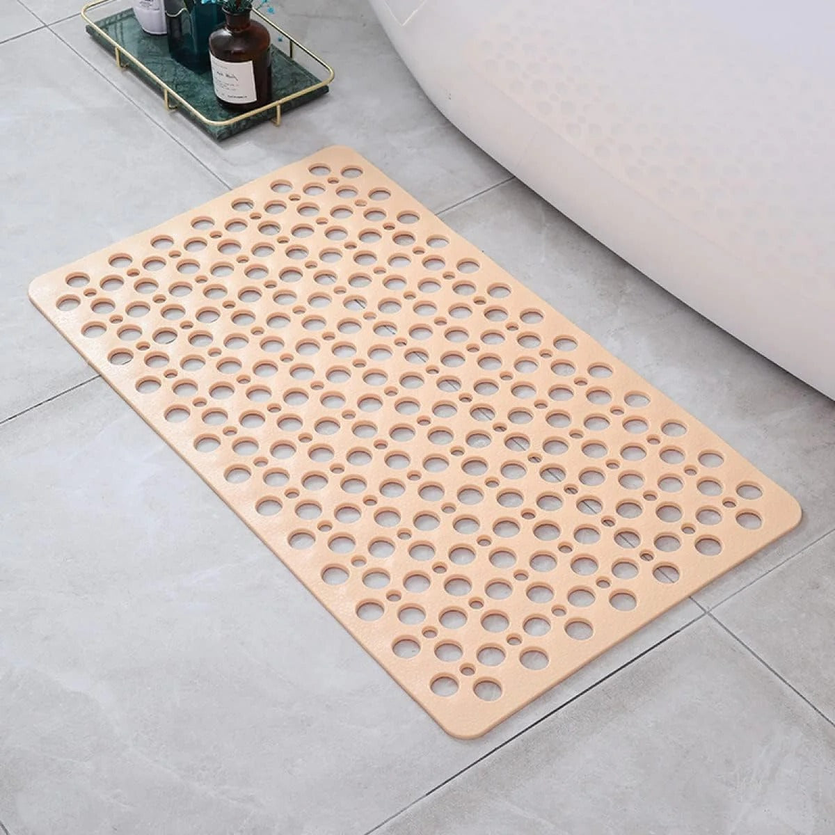 Secure Grip Shower Mat for Safe Bathroom Floors