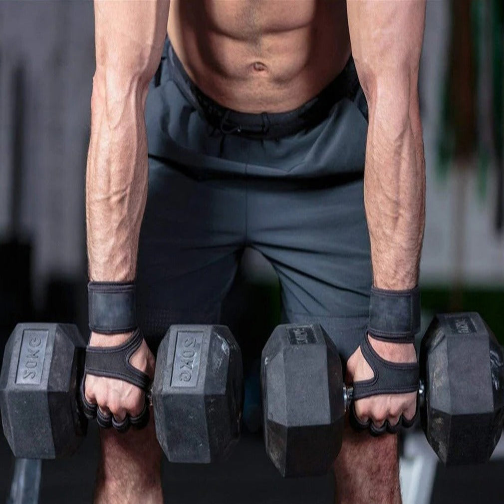 Breathable Open-Back Training Gloves for Maximum Grip