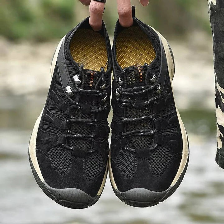 Water-Resistant Trail Shoes with Superior Grip and Ankle Stability for Women